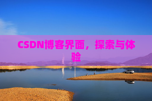 CSDN博客界面,探索与体验